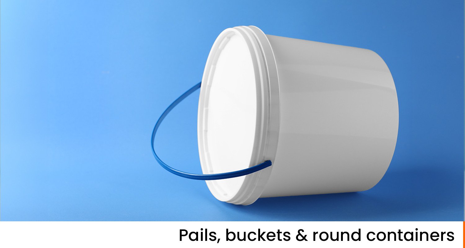 Pails,-buckets-&-round-containers